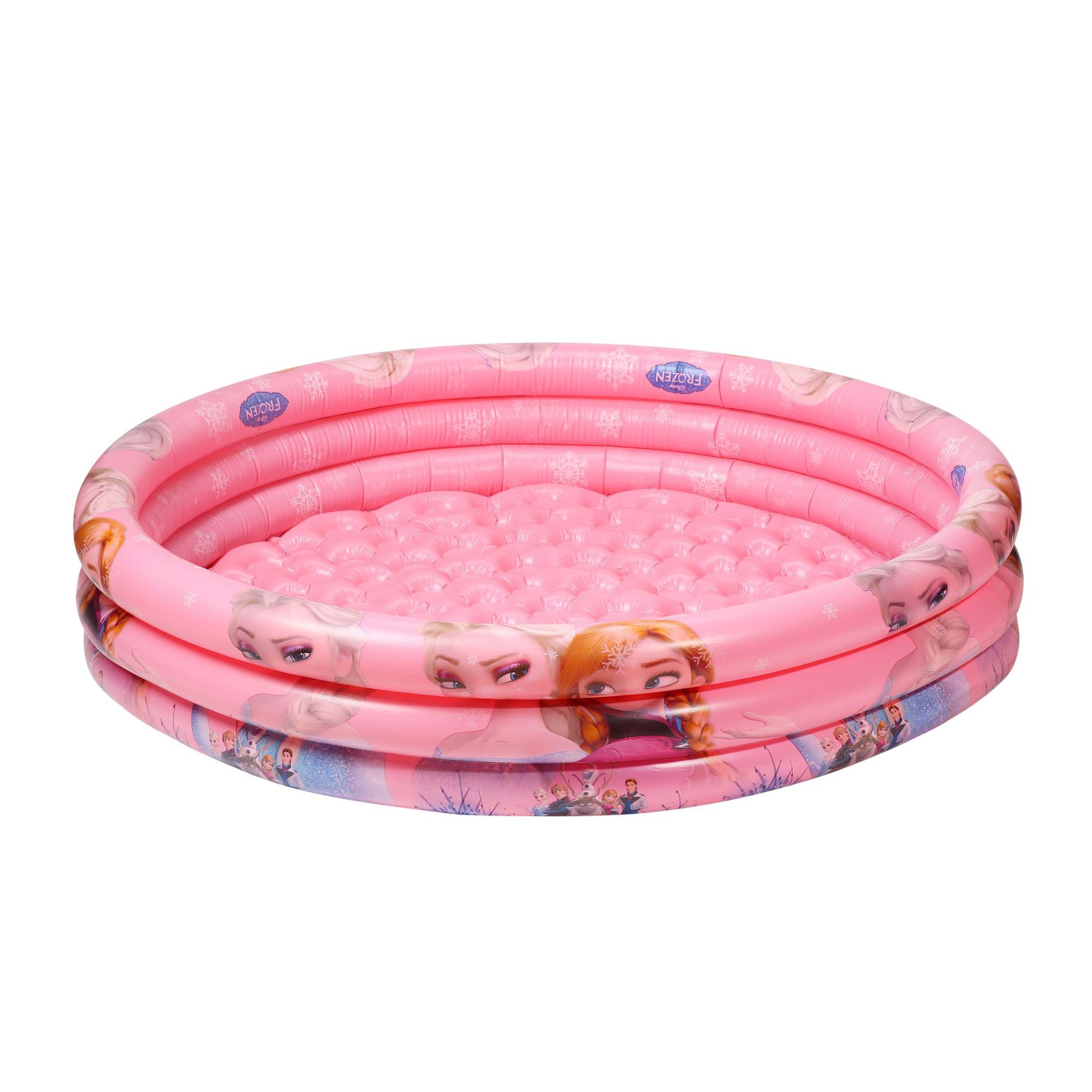 Picture of Haiyun three-ring pool children's inflatable swimming pool round bubble bottom paddling pool baby fishing play sand wave ball