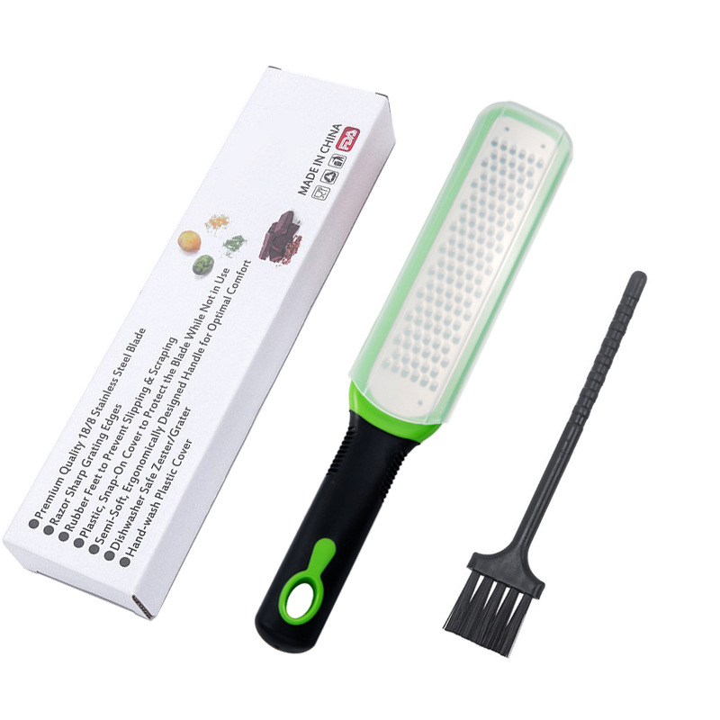 Picture of Lemon Planer Cheese Planer Fruit and Vegetable Planer With Protective Cover 304 Stainless Steel Cheese Planer Fruit Grater Scraper