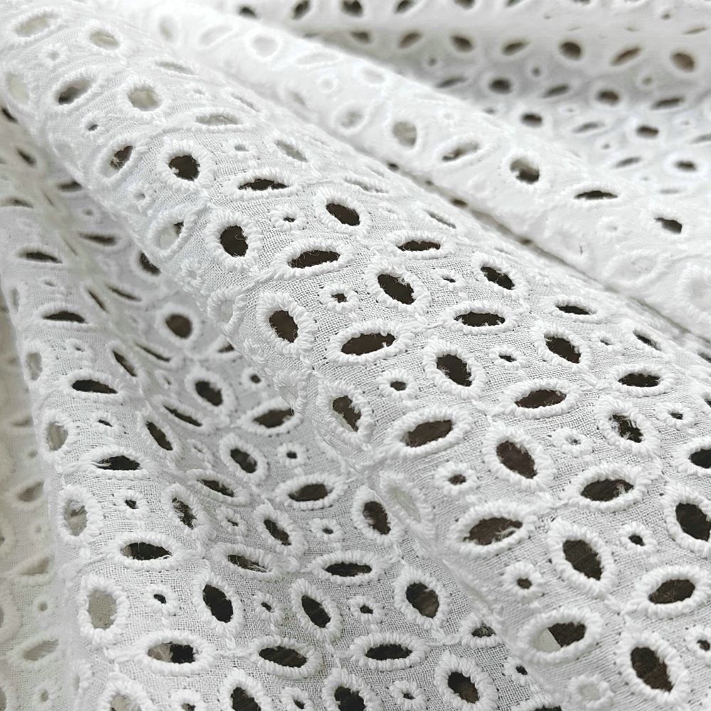 EG-1908147 hollow embroidery carved hole embroidery punching embroidery cotton cloth embroidery embroidery fabric embroidery cloth