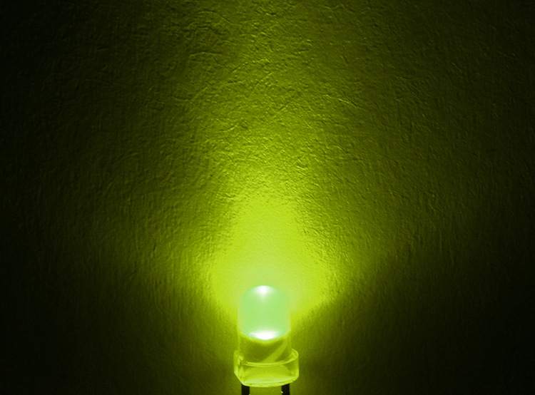 Picture of F5 Red Hair Red Light Beads 5mm Red Light Green Blue Hair Blue Light Yellow Orange Yellow Light Plug-In Led Lamp Beads Diode