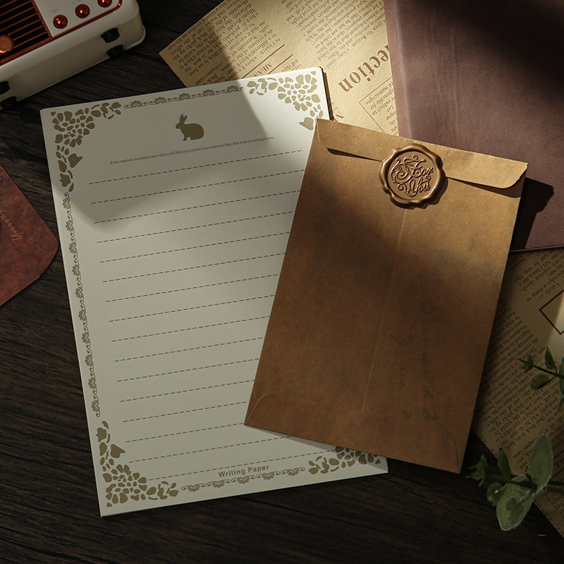 Picture of Retro envelope antique do old creative Kraft paper manufacturers envelope bag storage special paint envelope