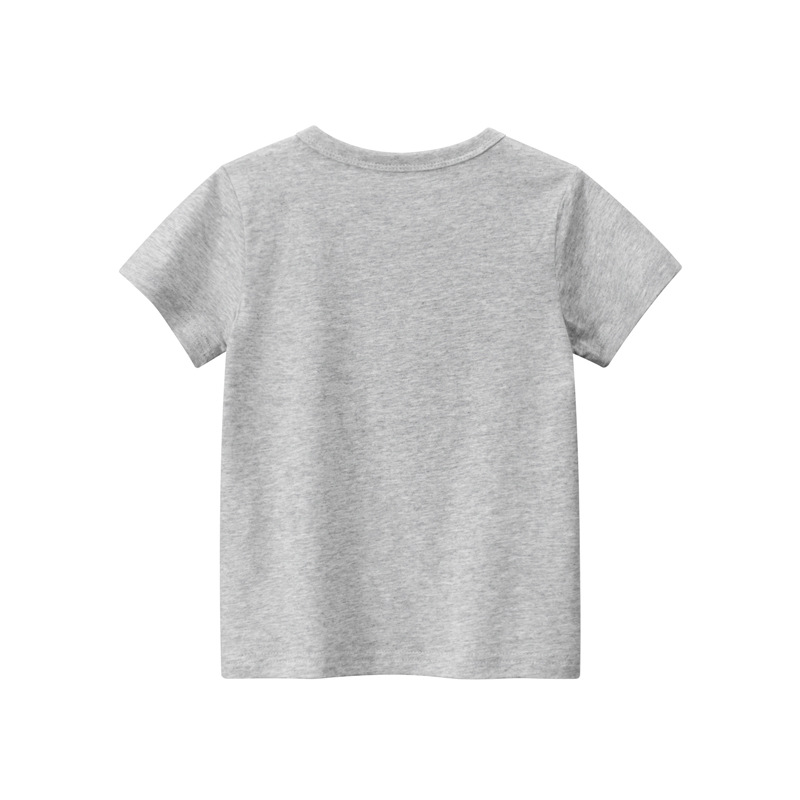 Picture of 27Kids Korean Style Children's Clothing Summer 2025 New Style Boys Cartoon Short-Sleeved T-Shirt Dinosaur Half-Sleeved One Piece Drop Shipping