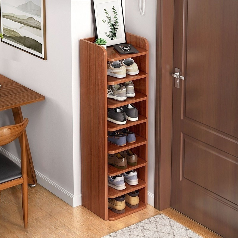Shoe Rack for Home Entrance Door Simple Small Narrow Multi-Layer Rental House Rack 2024 New Storage Shoe Cabinet