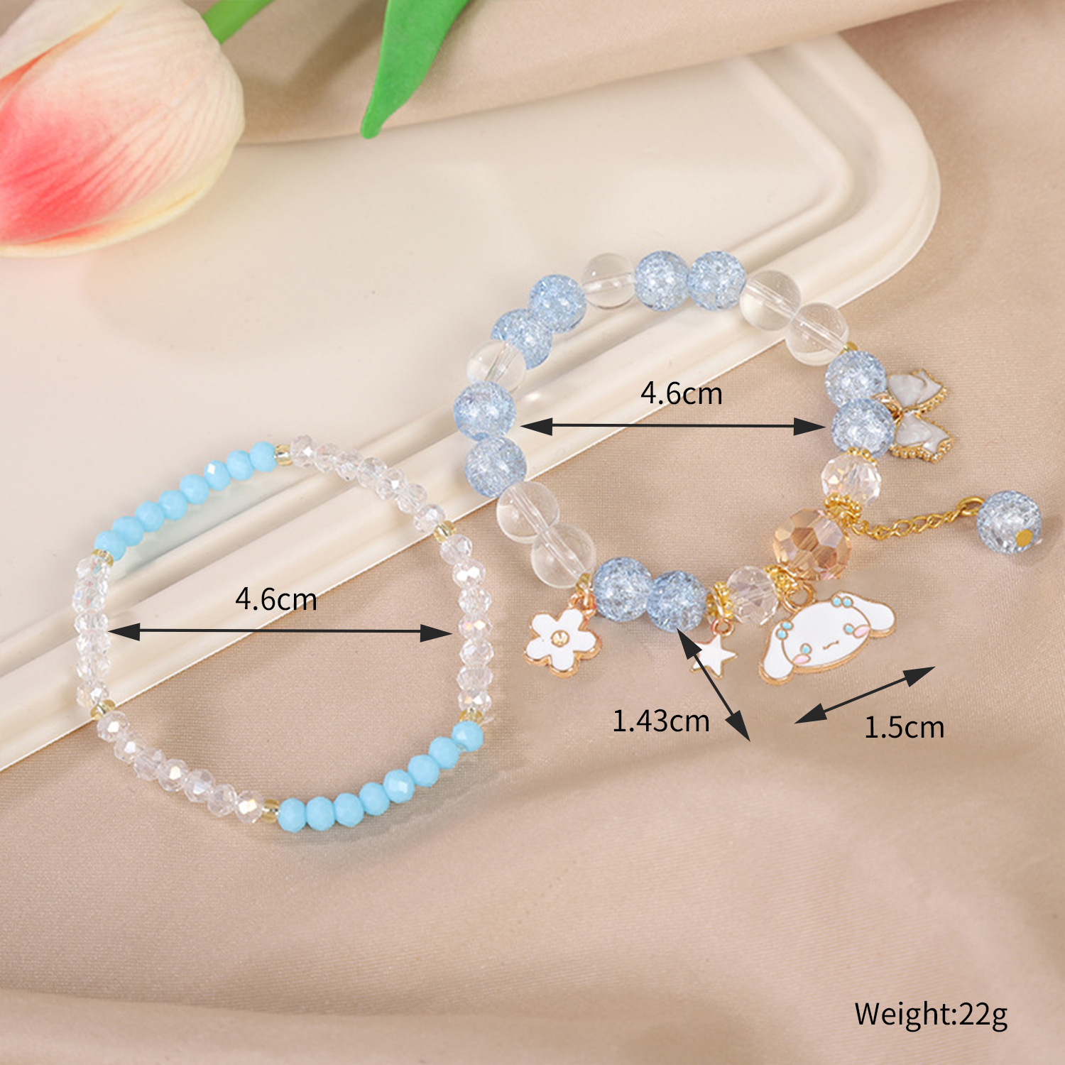 Picture of Children's Bracelet Bracelet Bracelet Beaded Crystal Women's Cute Students Girls' Bracelet Children's Gift