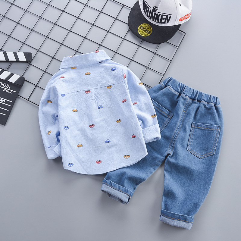 Picture of Wholesale boys' spring clothing suit 2022 new trendy handsome baby children's baby spring and autumn 1-3 years old children's clothing