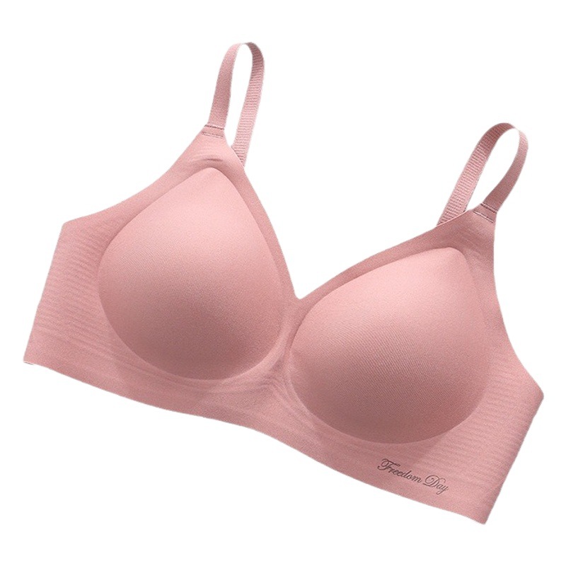 Seamless Intimates for Women with Small Breasts, Push-Up and Enlargement, Anti-Sagging, Thin, Comfortable, Breathable, Wire-Free Sports Back Bra