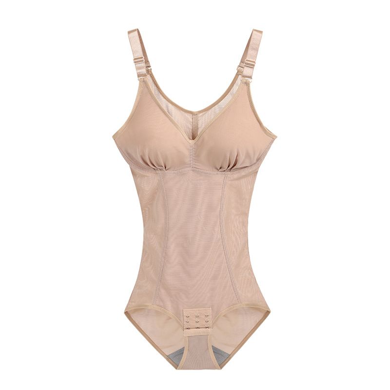 Picture of [With Bra] One-piece Shaping Clothes Women's Slimming Clothes Women's Whole Body Tight Abdominal Body Shaping Postpartum without Steel Rings