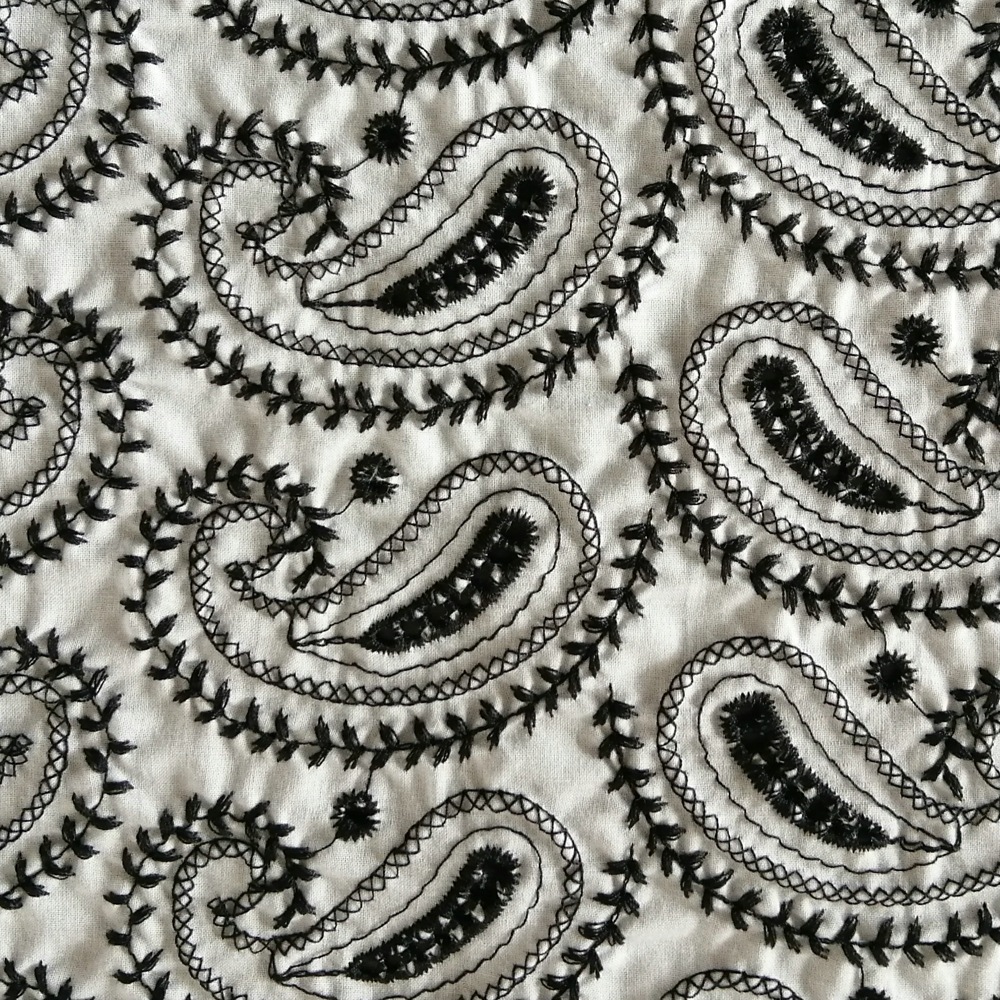 Picture of EG-1808052 9088 cotton embroidery punching embroidery lace carving embroidery