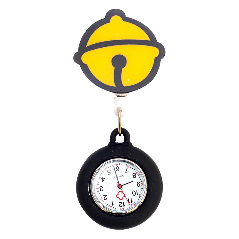 Retractable Nurse Watch Manufacturer Wholesale Cartoon Character Animal Doctor Cute Nurse Chest Watch Hanging Watch Student Pocket Watch