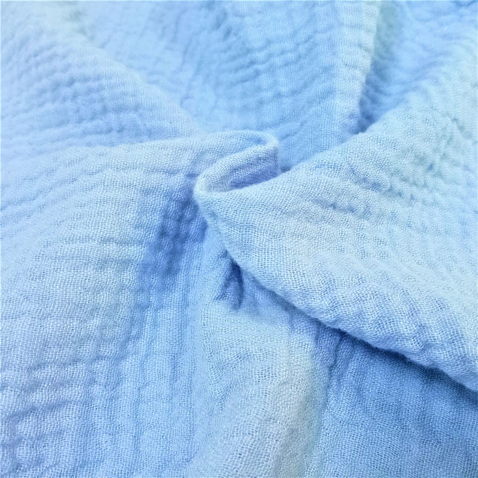 Modal double-layer gauze comfortable soft homewear pajamas fabric double-layer pleated fabric