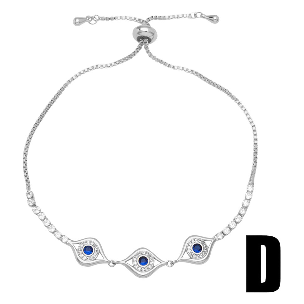 New Cross-Border Trendy European and American Style Devil's Eye Bracelet for Women Personalized Creative Blue Eye Bracelet Bracelet Brh63