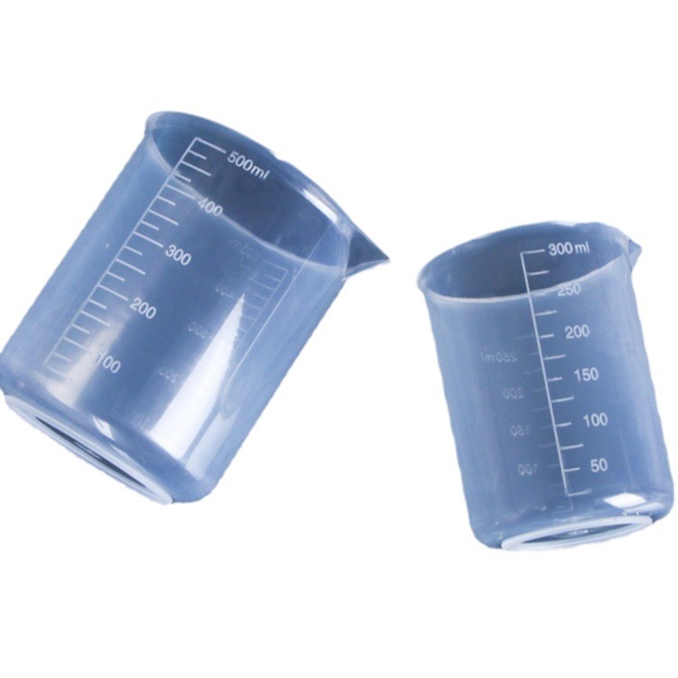 Picture of New combination set plastic measuring cylinder beaker 50/100/250/500/1000ml with 3ml dropper nylon brush