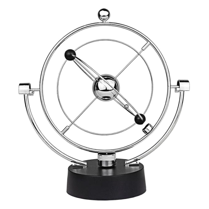 H004 color earth perpetual motion instrument cosmic galactic celestial body wobble magnetic electric rotating chaotic pendulum