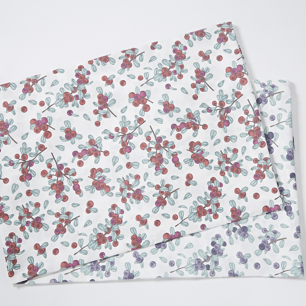 Wholesale Supply 133*72 Twill Printed Cloth Small Flower 40 Cotton Cloth 1.6m Width