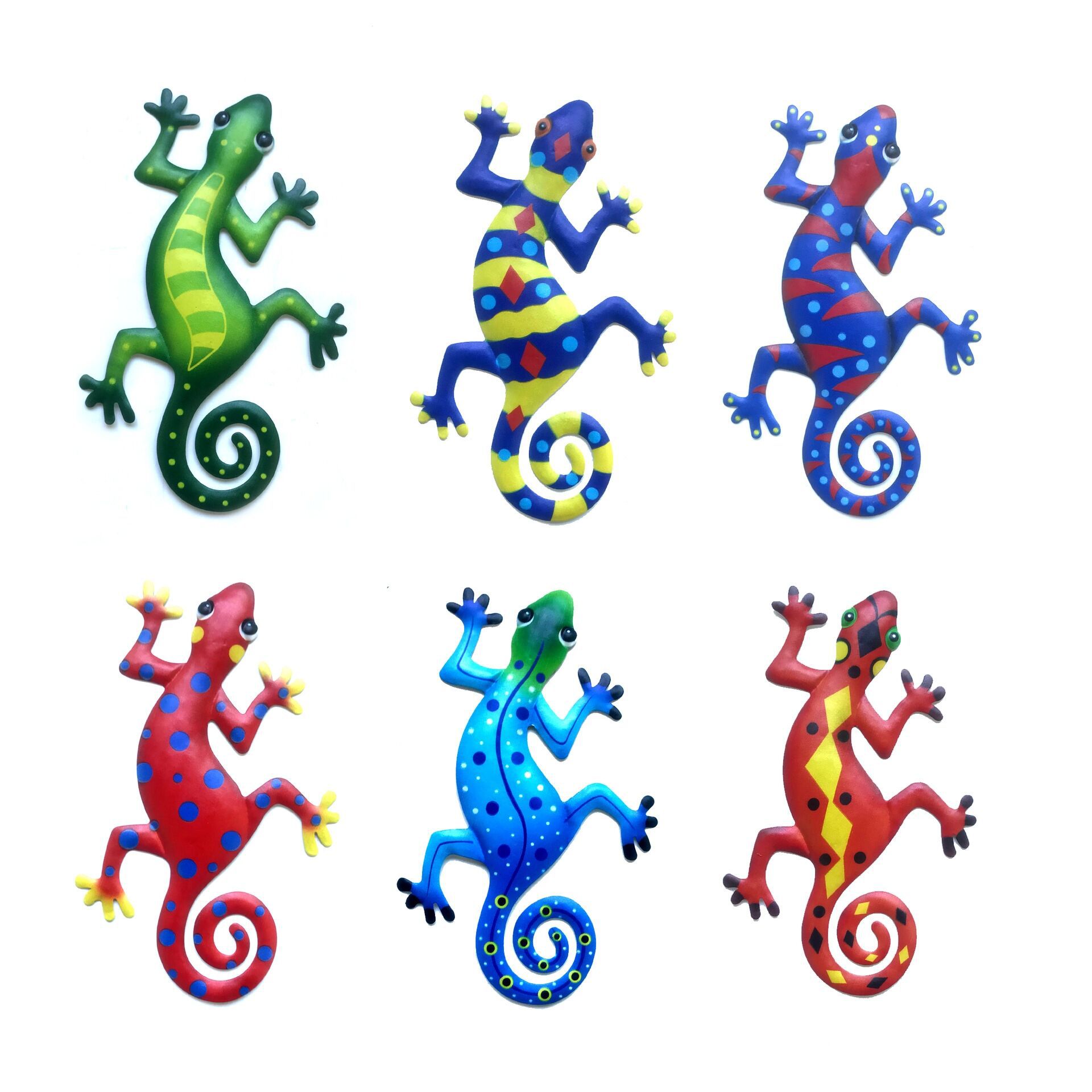 2020 Amazon wrought iron gecko home wall hanging hardware crafts pendant metal decorations custom processing