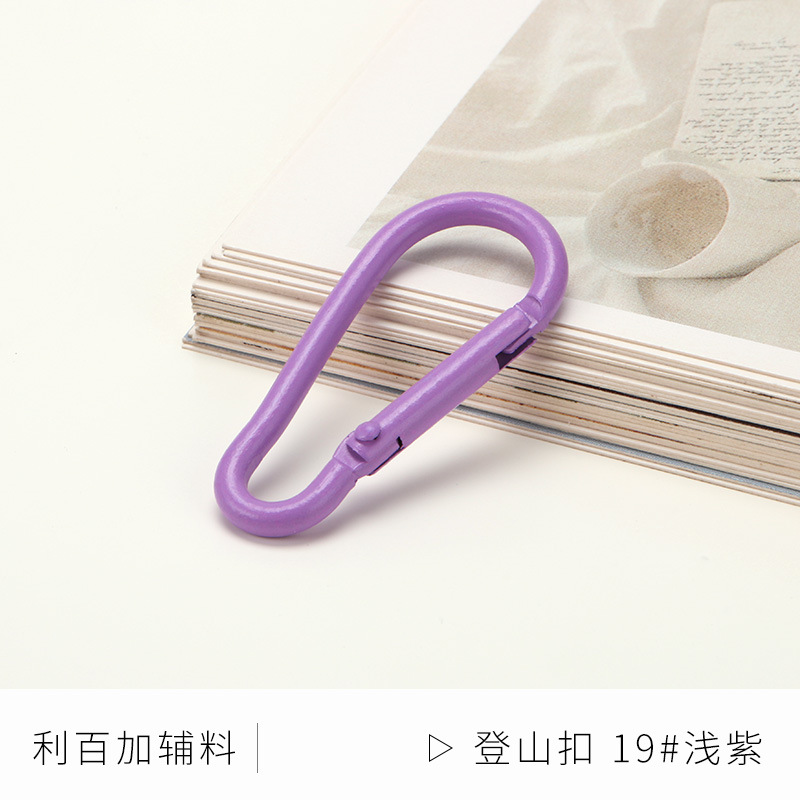 Picture of Color paint No. 5 gourd-shaped carabiner aluminum alloy jewelry accessories hand-adjusted water bottle keychain