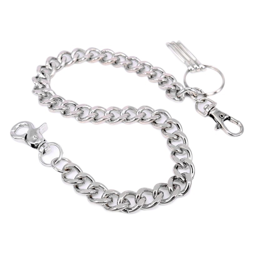 New Old Style Metal Single-Layer Trouser Chain, Wallet Chain, Trendy Men's and Women's Casual Stylish Waist Chain, Wallet Anti-Theft Hanging