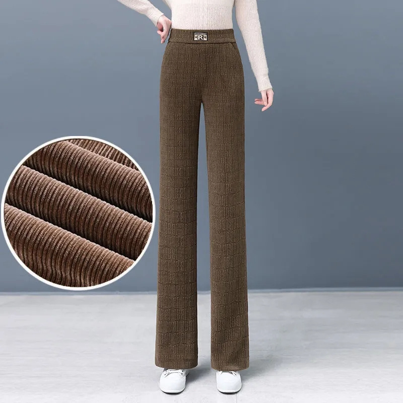 Spring and Autumn 2024 New All-match Wide-leg Pants Women's Pendant Sense Slimming Loose Straight Thin Casual Women's Pants