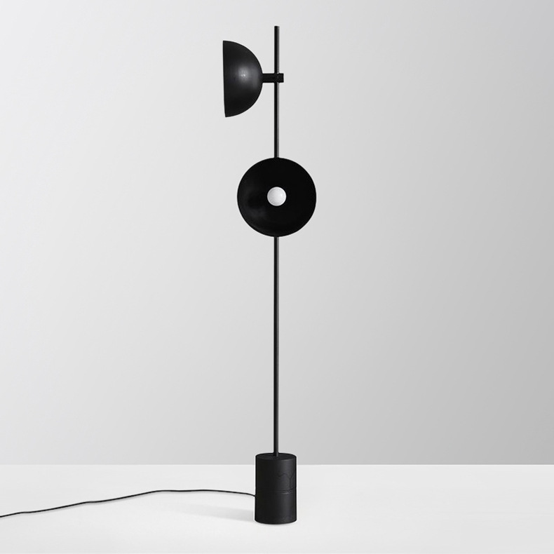 Designer Model Room Soft Decoration Floor Lamp Modern Simple Living Room Background Decoration Scandinavian Marble Vertical Lamps