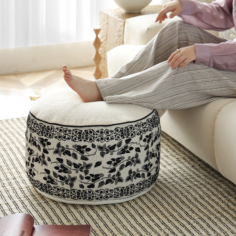Ethnic Style Pier Futon Cushion Does Not Collapse Lazy Person Cushion Pier Futon Removable and Washable Pier Cover Does Not Contain Core