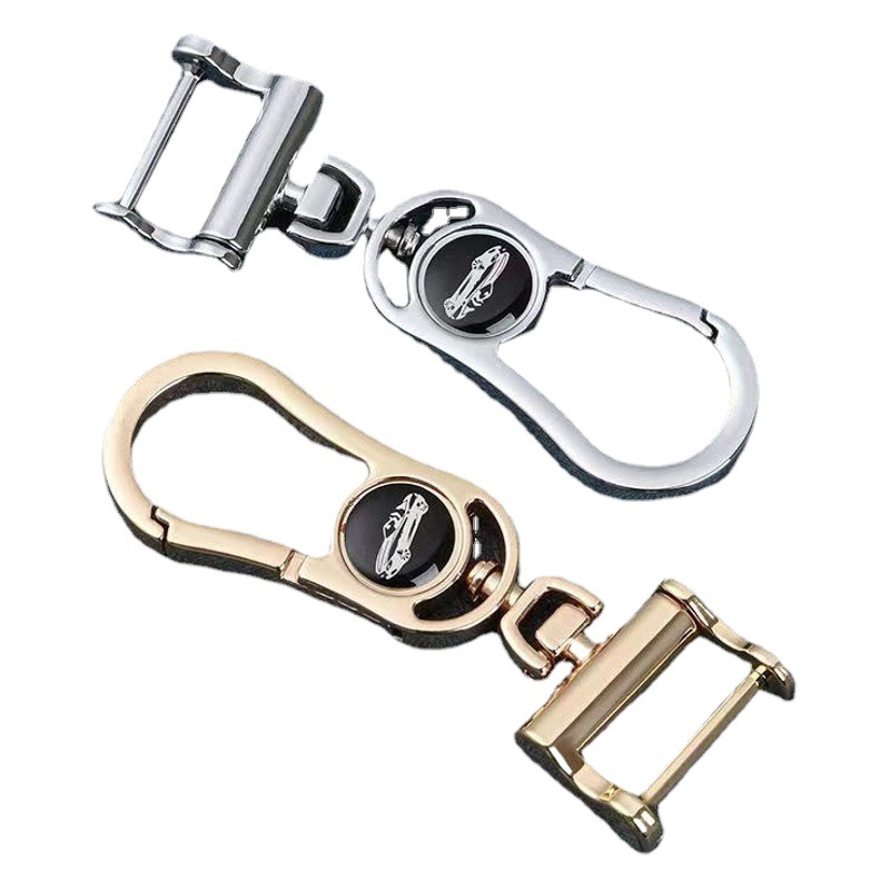 Car keychain men's Mercedes-Benz BMW Audi Honda Volkswagen Land Rover Buick waist hanging high-end metal keychain