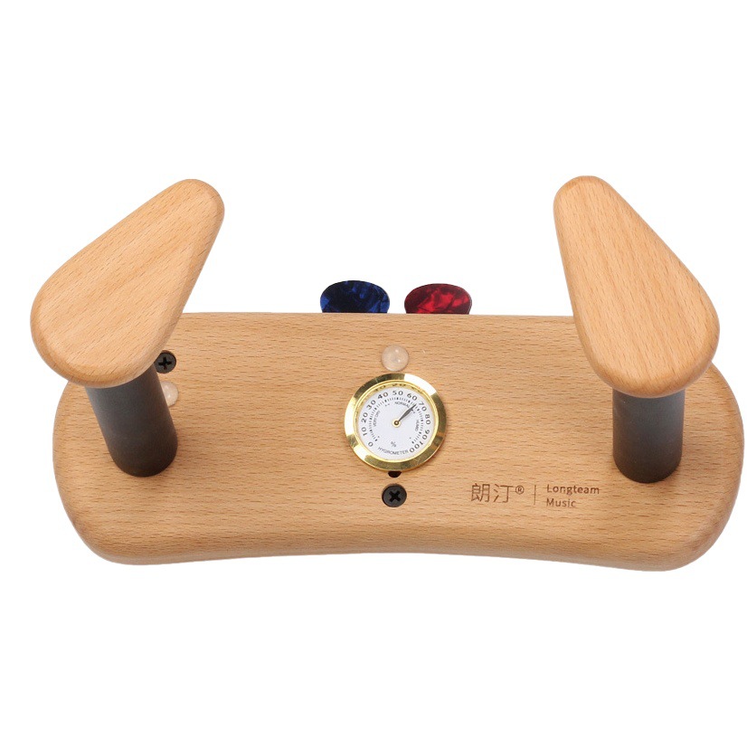 Humidity Measured Electric Guitar Hanger Folk Classical Oblique Hanger Ukulele Pipa Wall Display Bracket