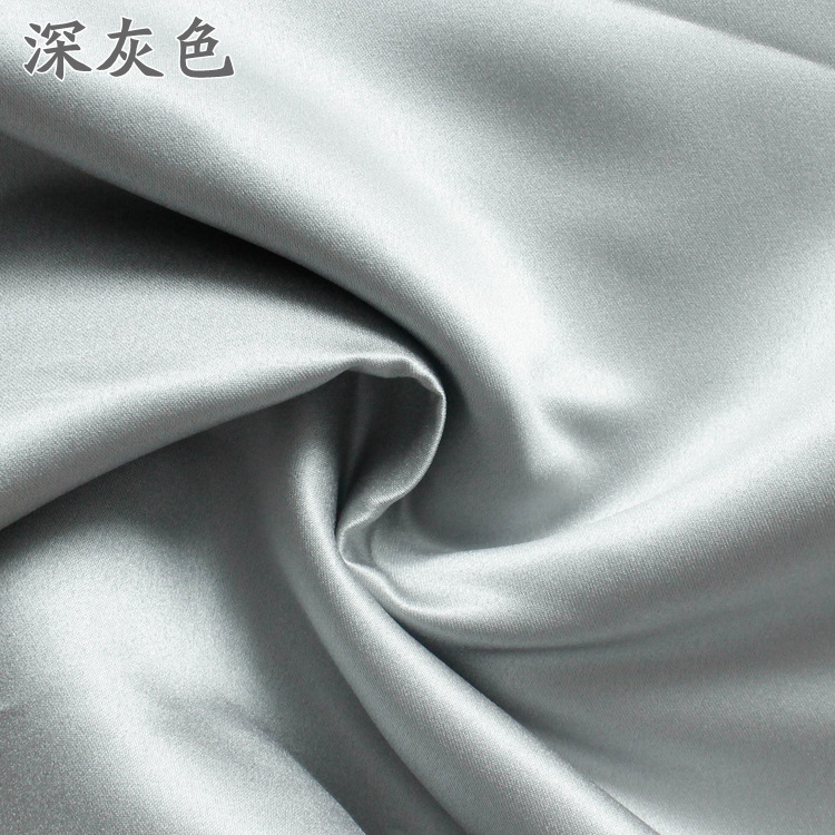 Picture of High-grade Taiwan Imported 395 Satin Wedding Dress Handmade DIY Material Clothing Fabric Solid Color Thick Satin Background Fabric