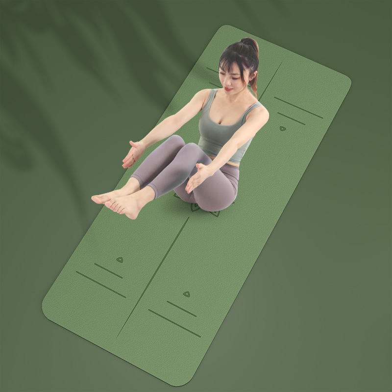 Picture of Custom wholesale PU yoga mat 185*68*0.5cm home mat non-slip natural rubber local tyrants mat manufacturers