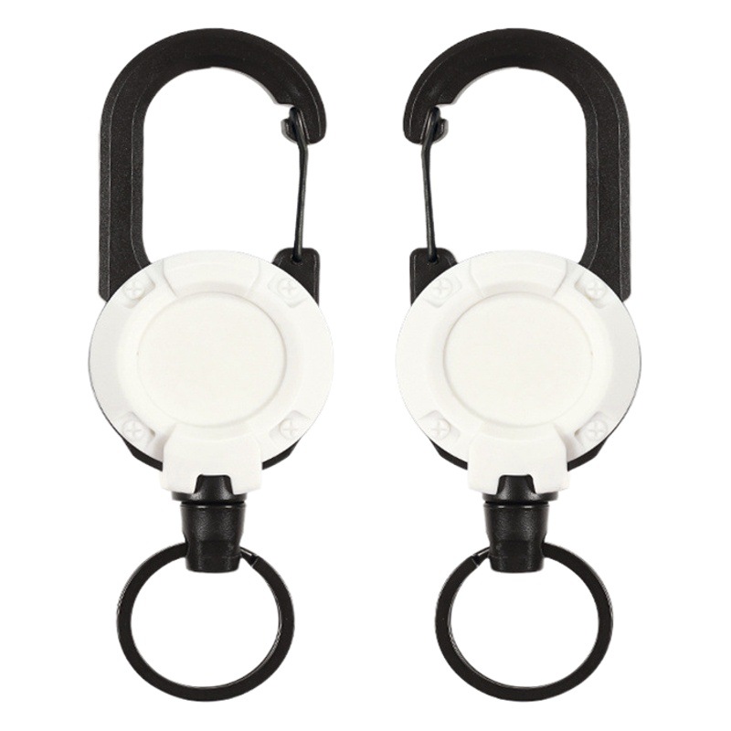 New outdoor mountaineering back clip easy to pull buckle belt retractable key chain backpack camping anti-lost anti-theft rope spot
