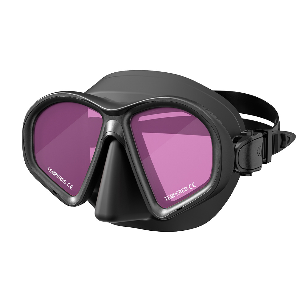 Picture of Free diving glasses myopia lens diving mirror camera bracket silicone snorkeling mirror snorkeling equipment