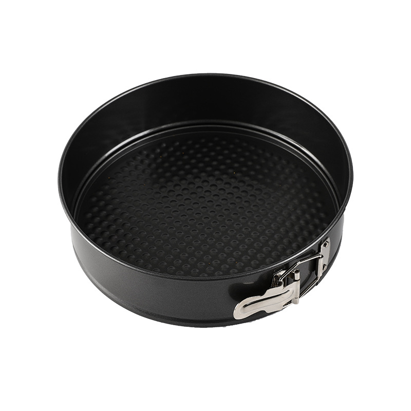 Picture of Square and round heart-shaped cake mold three-piece non-stick baking abrasive set mini carbon steel cake mold baking tray