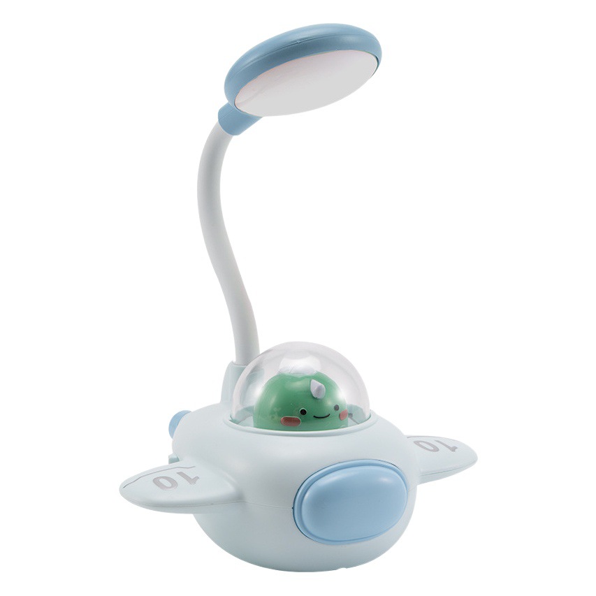 Table lamp students can use dormitory desk eye protection lamp homework writing lamp learning lamp cute airplane bedside lamp charging