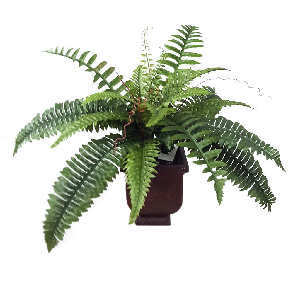 Picture of Simulated Plant Persian Grass Home Decoration Floor Bonsai Purple Hanging Bell Leaf Artificial Flowers and Green Plants Wave Grass Potted Plant
