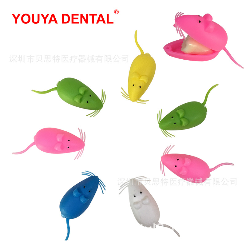 Cute mouse nipple box for boys and girls baby tooth changing storage box infant nipple storage box Children's commemorative box