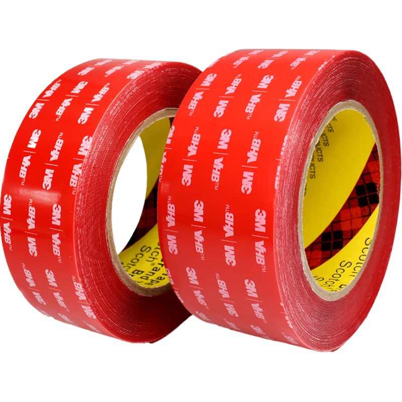 3m4910 Traceless Acrylic Vhb Double-Sided Tape Die-Cut Punching Home Car Ornaments Fixed Sticker High Temperature Resistance