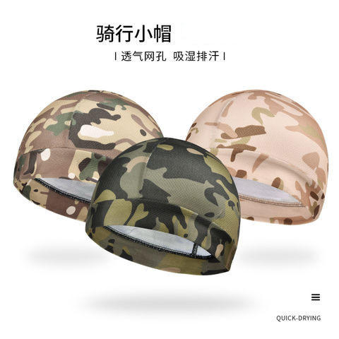 Riding Hat Sweat-absorbent Quick-drying Breathable Bicycle Motorcycle Liner Hat Outdoor Sports Sunscreen Hat Men's Summer