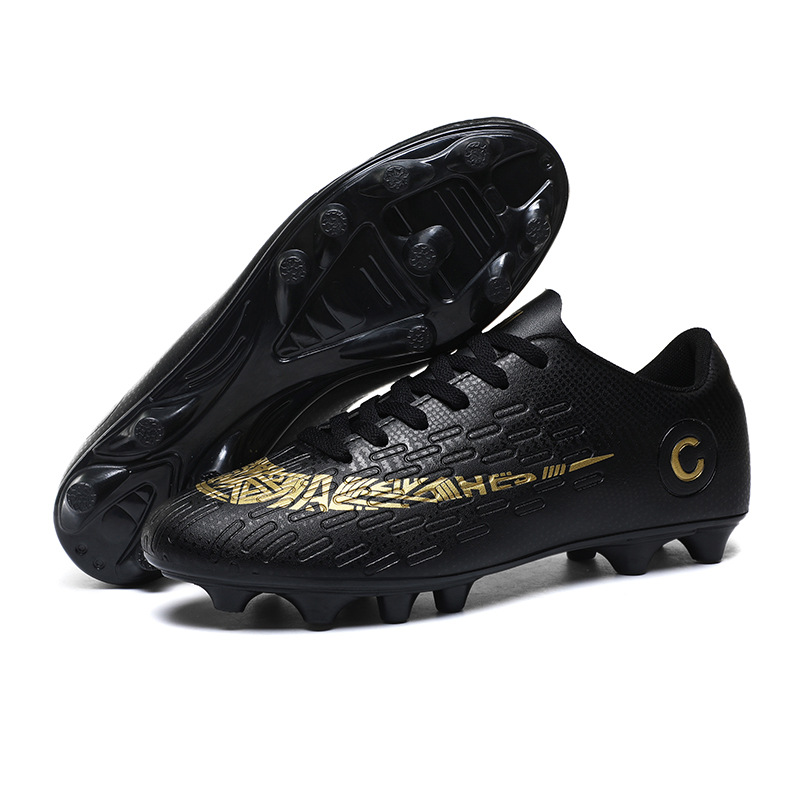 Cross-border Foreign Trade Low-top Football Shoes C- standard Spike Competition Shoes Broken Nails Football Training Shoes soccer shoes
