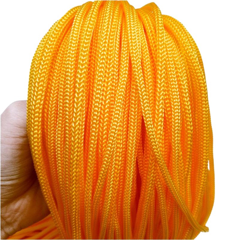 Factory spot eight-strand polypropylene pp rope can be hot-cut color portable rope packing bundle braided rope hollow tie rope