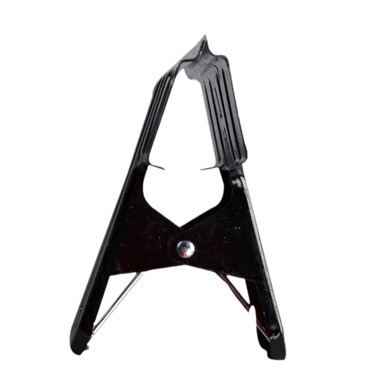 Picture of Lixin Iron Clip Black Iron Ticket Clip Large Thickeneded Office Finance Small and Medium-Sized Old-Fashioned Metal Clip Black Paint Clip