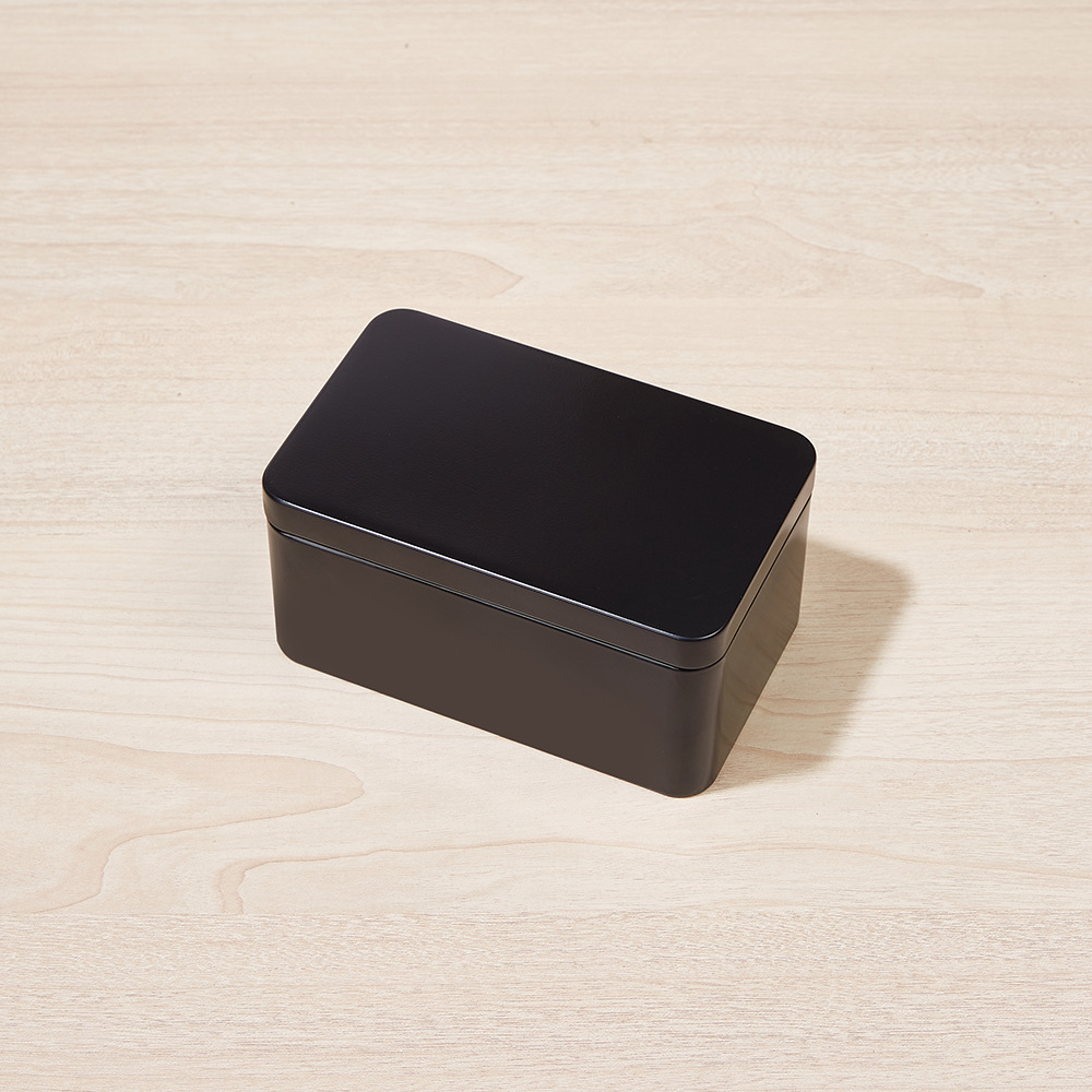 Picture of Iron Box Rectangular Cookie Biscuit Silver Tinplate Food Packaging Empty Box Iron Can Frosted Metal Gift Box