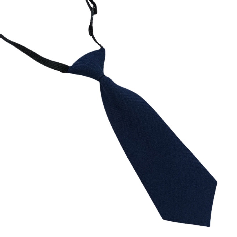 Spot wholesale solid color children's tie 23cm fashion college style girls' school uniform with JK tie short