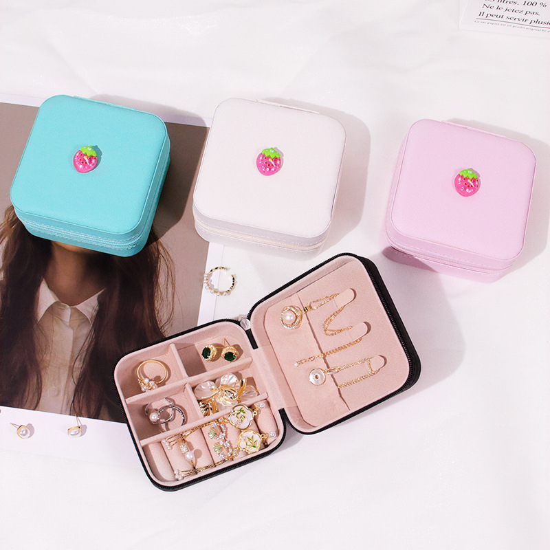 New portable travel cross-border jewelry storage box jewelry box a generation of small ring packaging jewelry box