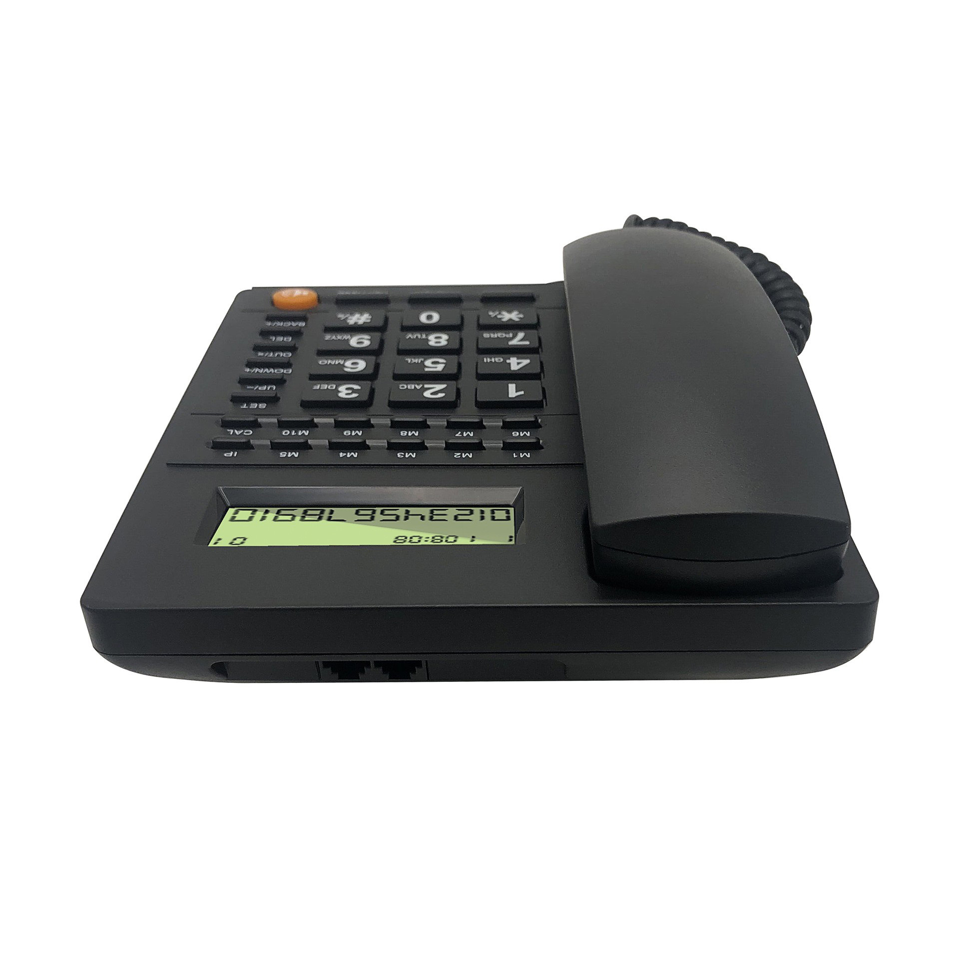 Picture of Black Telephone One Button Dial Telephone Home Telephone Office Telephone Caller Display Telephone