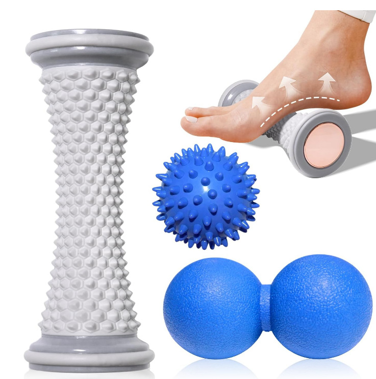 Picture of Plantar fascia plantar massager improve flat foot rolling training device acupoint relaxation arch meridian dredging device