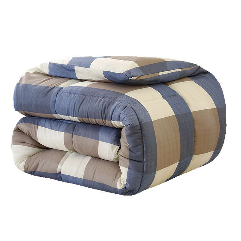 Picture of Factory wholesale cotton quilt 8kg 6 winter quilt core student dormitory single quilt double bedding padded warm four seasons quilt