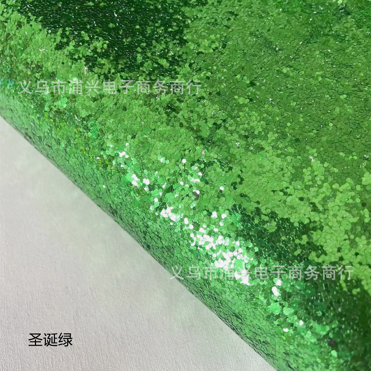 Picture of Pu Leather Glitter Coarse Powder Glitter Fabric Glitter Fabric Large and Small Hexagonal Pieces