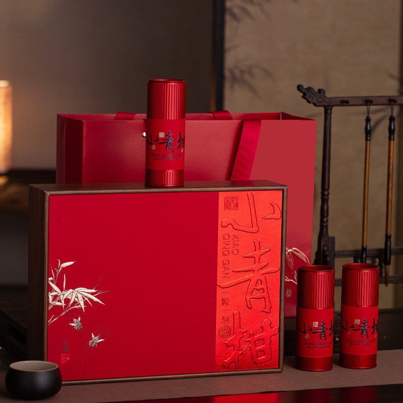 High-grade New Dragon Ball Tea Gift Box Packaging Fuding White Tea Pu'er Ancient Tree Dragon Ball Universal Gift Box Empty Box