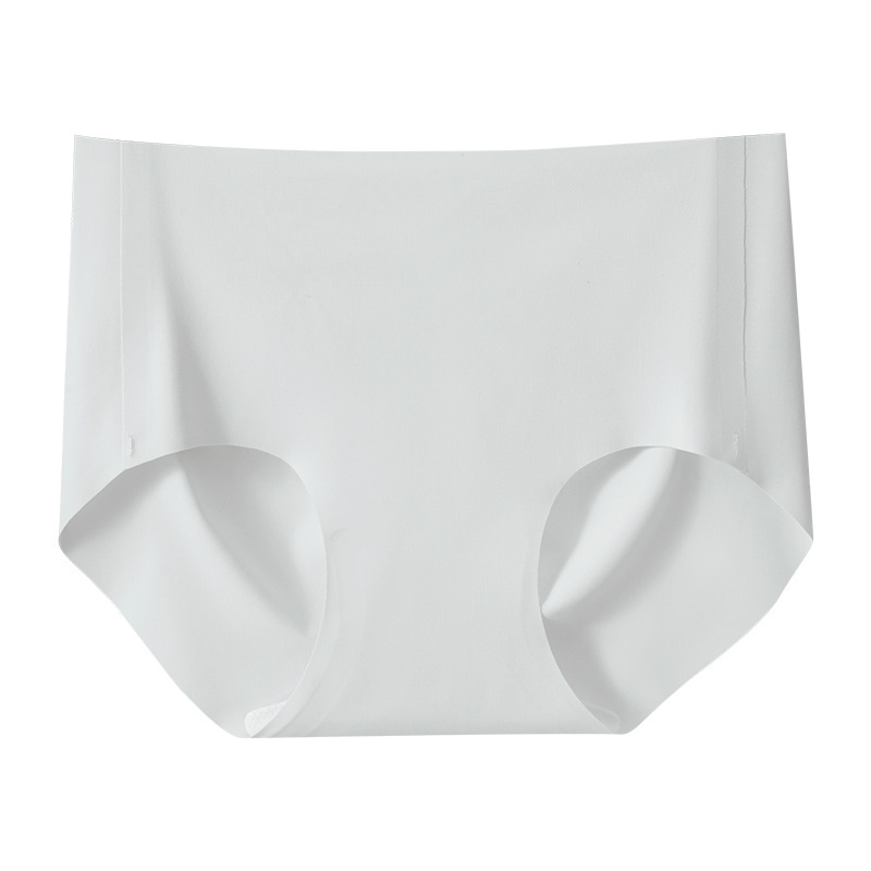 Picture of Naked ice silk underwear ladies waist seamless 3D hip no hip antibacterial cotton crotch high school students triangle shorts