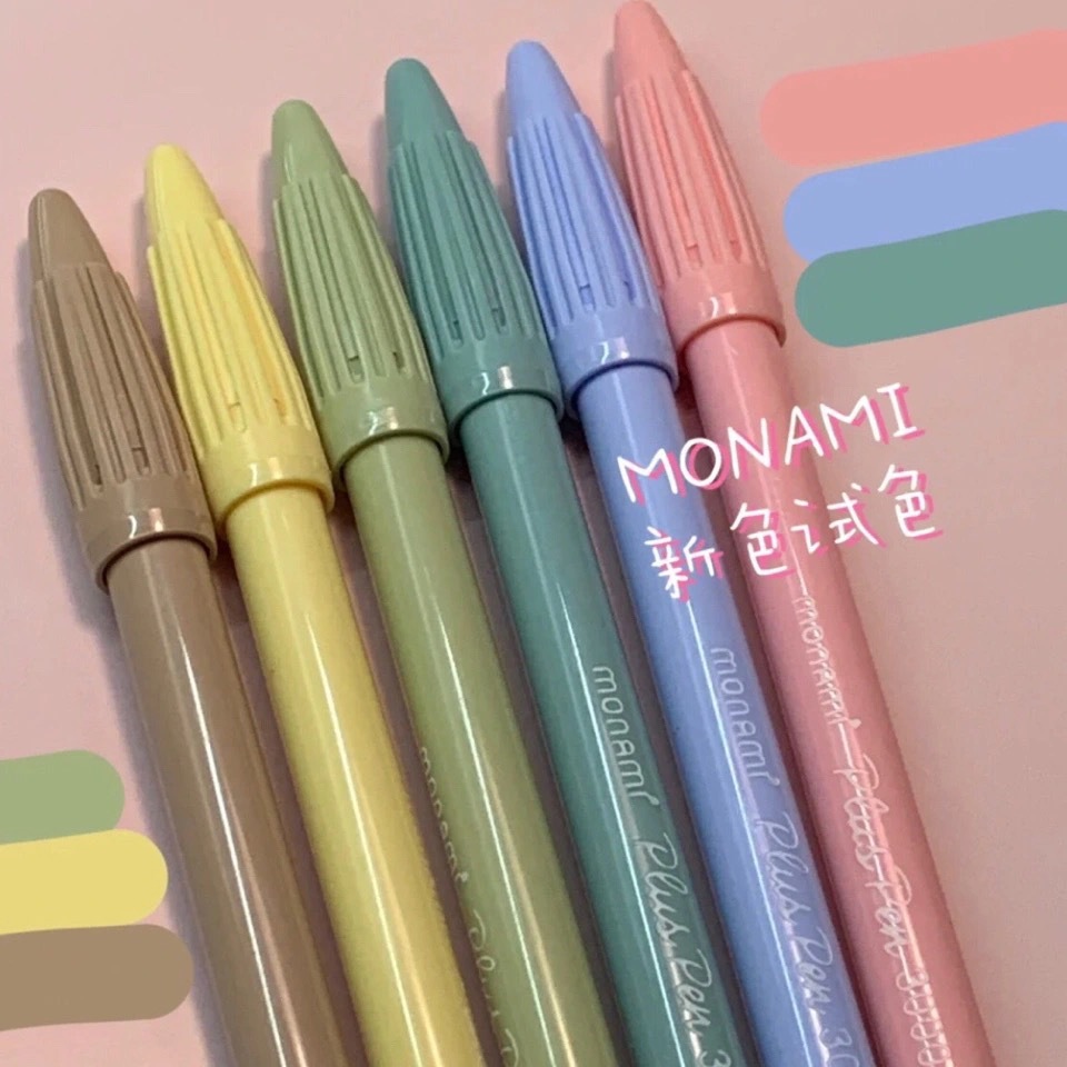 monami monami Fiber Pen Color Water Pen Water Pen 3000 Student Hand Account Pen Little Red Riding Book Same Pen