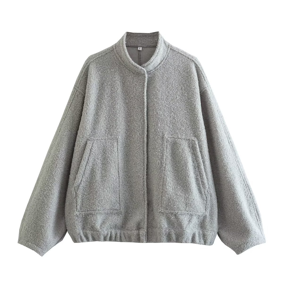 Picture of TAOP & ZA spring new women's collar pocket loose pilot coat 5070/158 5070158